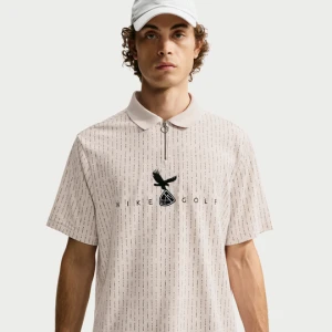 Męska koszulka polo do golfa Dri-FIT Nike Fairway Fresh - Brązowy