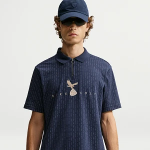 Męska koszulka polo do golfa Dri-FIT Nike Fairway Fresh - Niebieski
