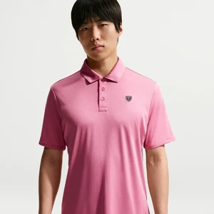 Męska koszulka polo do golfa Dri-FIT Nike Par - Różowy