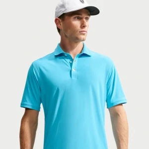 Męska koszulka polo do golfa Dri-FIT Nike Tailored Performance - Niebieski