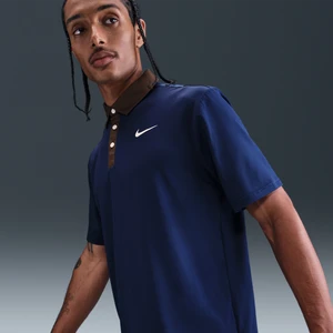 Męska koszulka polo do golfa Dri-FIT Nike Tour - Niebieski