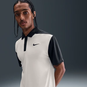 Męska koszulka polo do golfa Dri-FIT Nike Victory+ - Brązowy