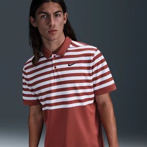 Męska koszulka polo do golfa Dri-FIT Nike Victory+ - Czerwony