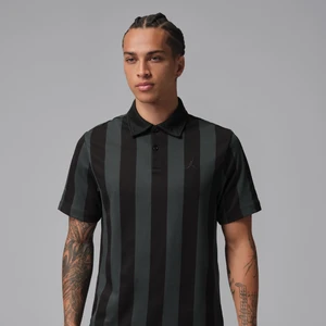 Męska koszulka polo do golfa Dri-FIT z nadrukiem Jordan Sport - Czerń