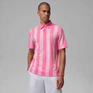 Męska koszulka polo do golfa Dri-FIT z nadrukiem Jordan Sport - Różowy