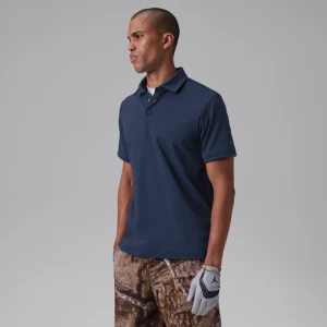 Męska koszulka polo do golfa Jordan Sport - Niebieski