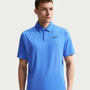 Męska koszulka polo do golfa z logo na klatce piersiowej Dri-FIT Nike Velocity - Niebieski