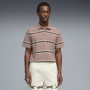 Męska koszulka polo do golfa PUMA x GUMTREE GOLF & NATURE CLUB, Akcesoria, Beżowy,