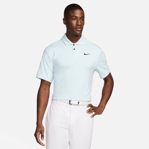 Męska koszulka polo do golfa w jednolitym kolorze Nike Dri-FIT Tour - Niebieski