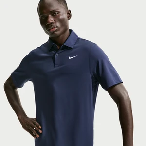 Męska koszulka polo do golfa z logo na klatce piersiowej Dri-FIT Nike Velocity - Niebieski