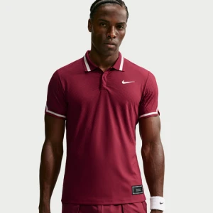 Męska koszulka polo do tenisa Aero-FIT NikeCourt Slam - Czerwony
