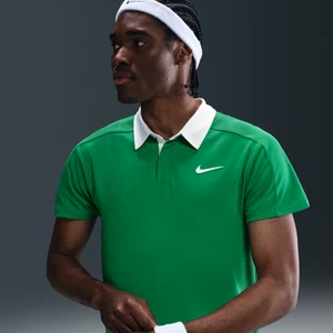 Męska koszulka polo do tenisa Dri-FIT ADV NikeCourt Slam - Zieleń