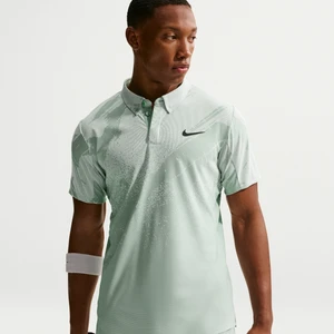 Męska koszulka polo do tenisa Dri-FIT ADV NikeCourt Slam - Zieleń