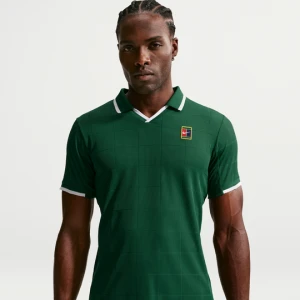 Męska koszulka polo do tenisa Dri-FIT ADV NikeCourt Slam - Zieleń