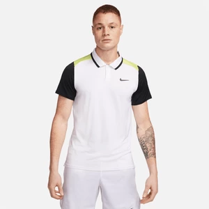 Męska koszulka polo do tenisa Dri-FIT NikeCourt Advantage - Biel