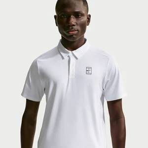 Męska koszulka polo do tenisa Dri-FIT NikeCourt Advantage - Biel