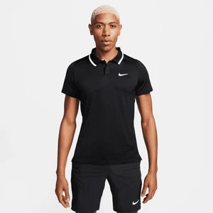 Męska koszulka polo do tenisa Dri-FIT NikeCourt Advantage - Czerń