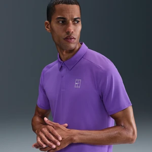 Męska koszulka polo do tenisa Dri-FIT NikeCourt Advantage - Fiolet
