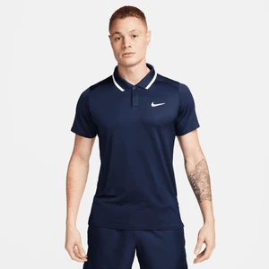 Męska koszulka polo do tenisa Dri-FIT NikeCourt Advantage - Niebieski