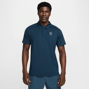 Męska koszulka polo do tenisa Dri-FIT NikeCourt Advantage - Niebieski