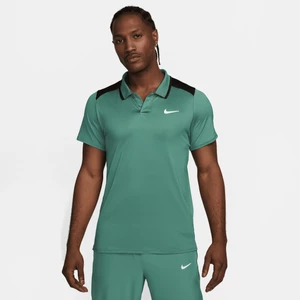 Męska koszulka polo do tenisa Dri-FIT NikeCourt Advantage - Zieleń