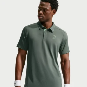 Męska koszulka polo do tenisa Dri-FIT NikeCourt Advantage - Zieleń