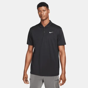 Męska koszulka polo do tenisa NikeCourt Dri-FIT - Czerń