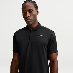 Męska koszulka polo do tenisa NikeCourt Dri-FIT - Czerń