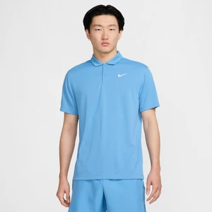 Męska koszulka polo do tenisa NikeCourt Dri-FIT - Niebieski