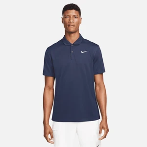 Męska koszulka polo do tenisa NikeCourt Dri-FIT - Niebieski