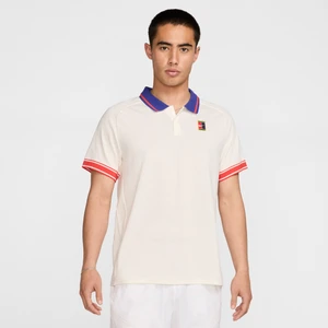 Męska koszulka polo do tenisa NikeCourt Heritage - Brązowy