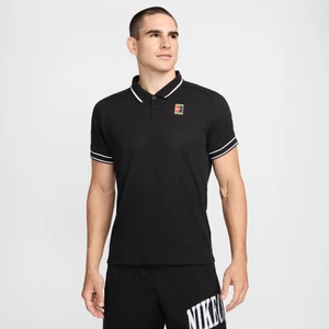 Męska koszulka polo do tenisa NikeCourt Heritage - Czerń