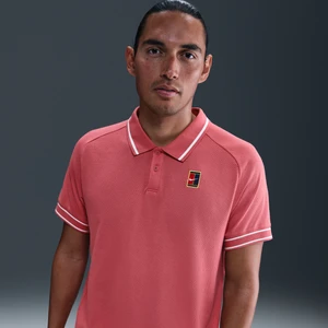 Męska koszulka polo do tenisa NikeCourt Heritage - Czerwony