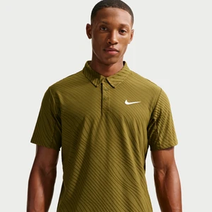 Męska koszulka polo Dri-FIT ADV NikeCourt Slam - Brązowy