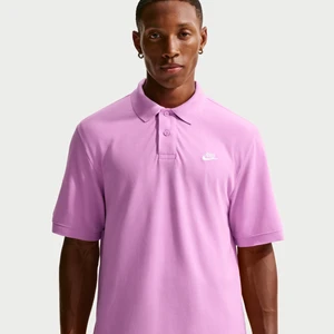 Męska koszulka polo z krótkim rękawem Nike Club - Fiolet