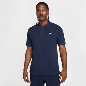 Męska koszulka polo z krótkim rękawem Nike Club - Niebieski