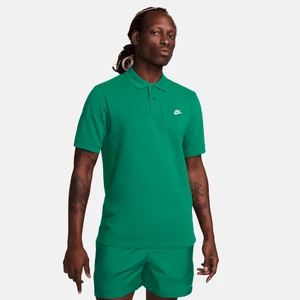 Męska koszulka polo z krótkim rękawem Nike Club - Zieleń