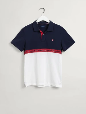 Męska Koszulka Polo z Piki z Logo Retro Shield GANT
