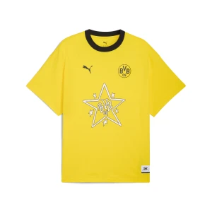 Zdjęcie produktu Męska koszulka PUMA HOOPS × Borussia Dortmund Tee II, Odzież, Żółty