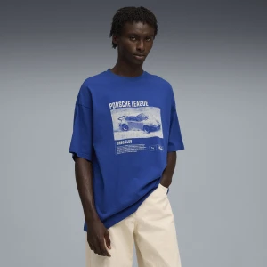 Zdjęcie produktu Męska koszulka PUMA x PORSCHE LEGACY 2 z grafiką, Odzież, Niebieski,