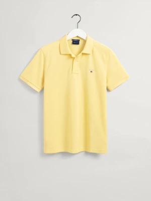 Męska Koszulka Rugby Original z Piki z Krótkim Rękawem GANT