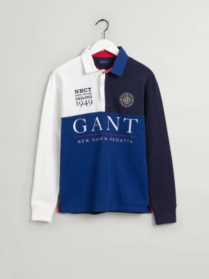 GANT męska koszulka rugby Sailing z długim rękawem