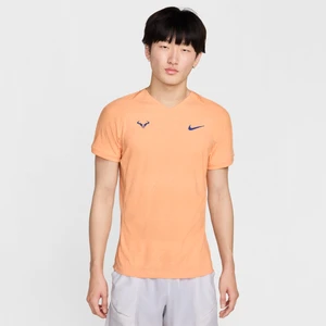 Męska koszulka tenisowa z krótkim rękawem Dri-FIT ADV Rafa - Pomarańczowy Nike