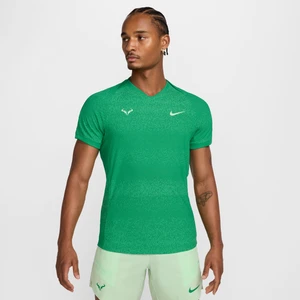 Męska koszulka tenisowa z krótkim rękawem Dri-FIT ADV Rafa - Zieleń Nike