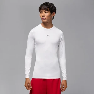 Męska koszulka termoaktywna z długim rękawem Dri-FIT Jordan Sport - Biel