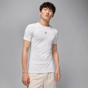 Męska koszulka termoaktywna z krótkim rękawem Dri-FIT Jordan Sport - Biel