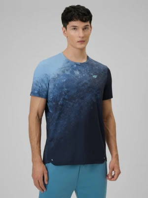 Męska koszulka treningowa 4F 4FRSS26TFTSM2288 - niebieska