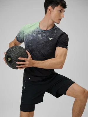 Męska koszulka treningowa 4F 4FRSS26TFTSM2288 - zielona