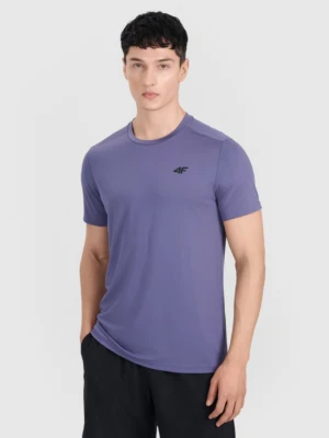 Męska koszulka treningowa 4F 4FWAW25TFTSM1521 - niebieska