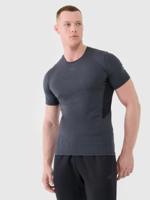 Męska koszulka treningowa 4F 4FWMM00TFTSM1832 - szara